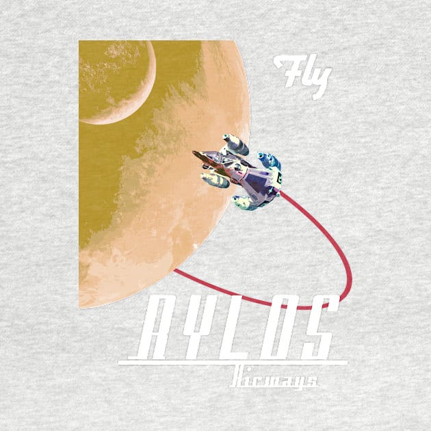 Rylos Airways Travel Poster by Kaybi76